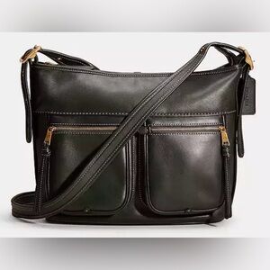 COACH ANDIE SHOULDER BAG - BLACK/BRASS